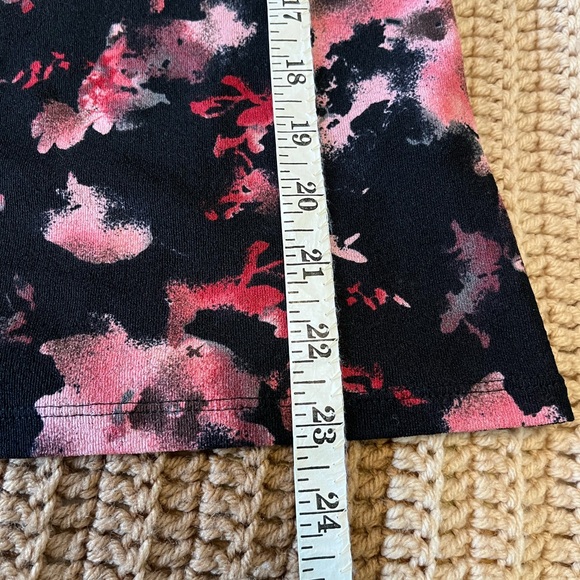 J. Jill Sheer Black and Red Floral Blouse - Picture 8 of 10